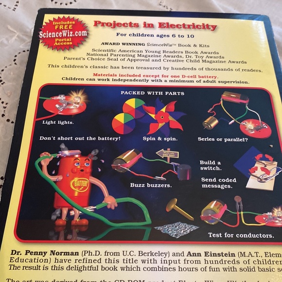 ScienceWiz Electricity 18 Projects Kids Educational Science Book & Activity - Picture 7 of 7